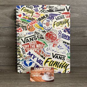 Vans Family Exclusive Colorful Logo Notebook NEW
